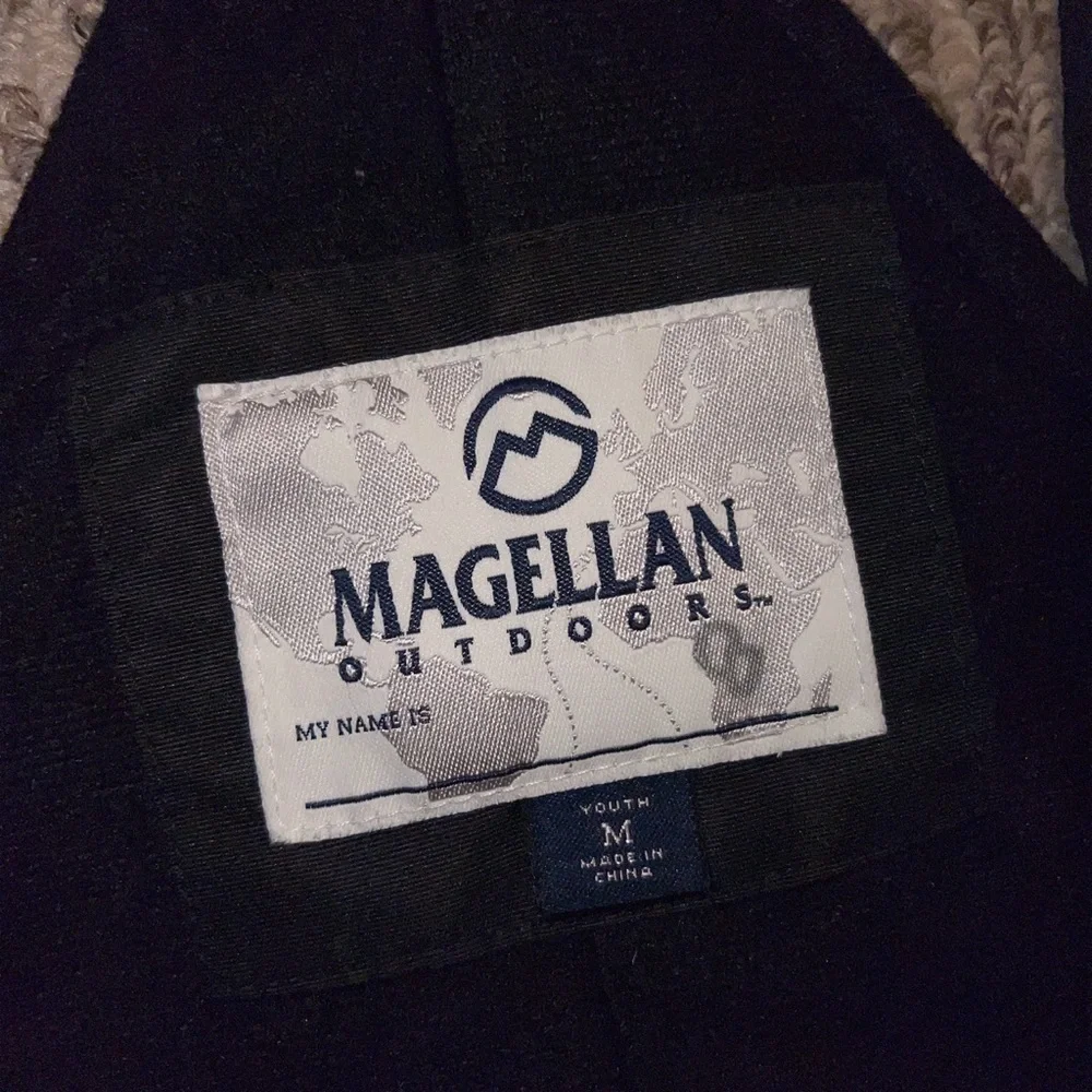 Magellan- black ski overalls - size youth medium (fits like an XS…